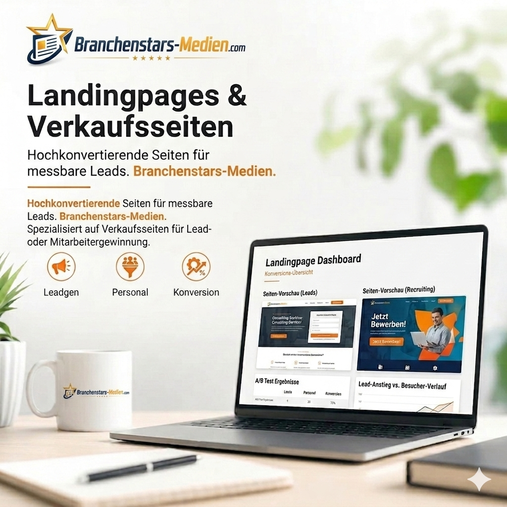 Landingpage für Leadgenerierung